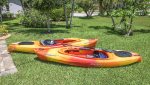 2 Kayaks available for you to use